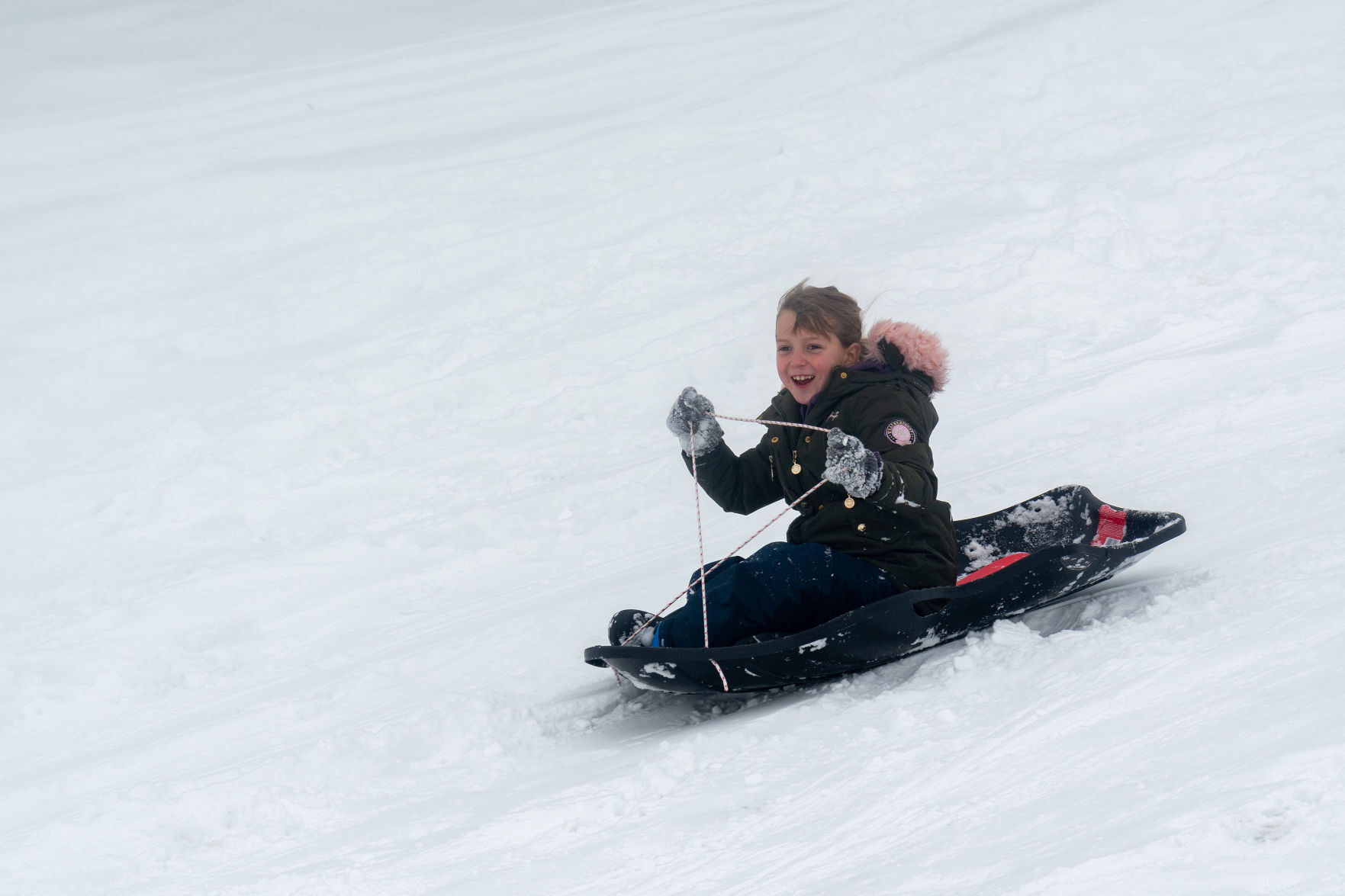 Sledding around